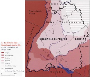 Römische Provinzen in Baden-Württemberg