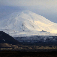 Ein isländischer Vulkan: Hekla (Bild: CC-BY 2.0 Sverrir Thorolfsson)