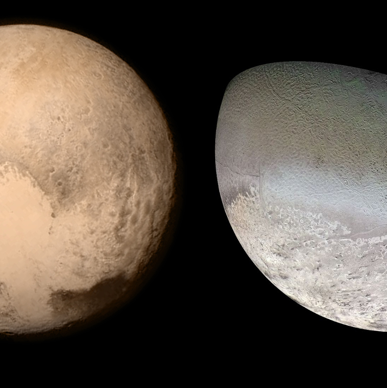 Pluto und Triton