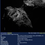 Die neue OSIRIS-Webcam (Bild: ESA/Rosetta/MPS for OSIRIS Team MPS/UPD/LAM/IAA/SSO/INTA/UPM/DASP/IDA)