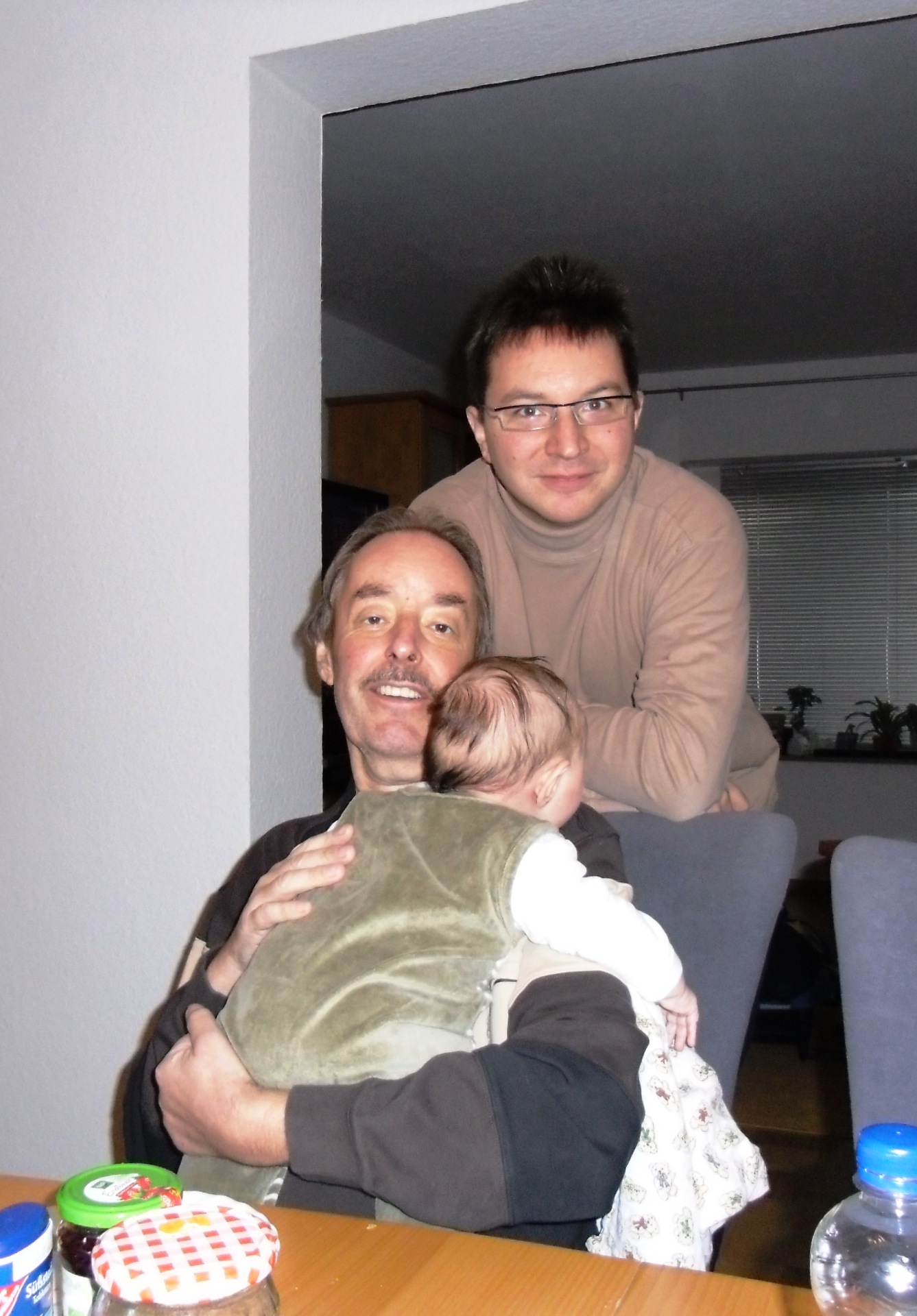 Falko Blume mit Sohn Michael und Enkel