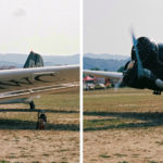HB-HOS, das Schwesterflugzeug der abgestürzten HB-HOT, am 18.8.2018 (also 14 Tage nach dem Unglück) bei den Flugtagen in Bensheim, Hessen