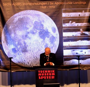Buzz Aldrin im Technikmuseum Speyer am 4.10.2014