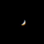Venus am Abendhimmel am 20.12.2013 um 18:16 MEZ aus Darmstadt, 70/420 ED-Apochromat, Canon EOS 1000D