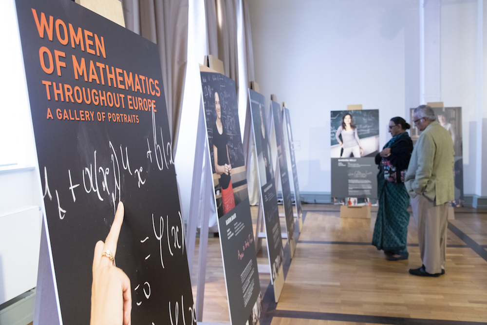 Photo from opening of Women in Mathematics exhibition, © Heidelberg Laureate Forum Foundation / Mück