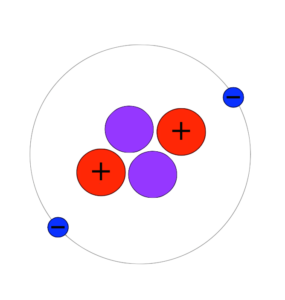 Helium-4 atom, from Wikipedia