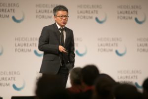 Ngo Bao Chau lecturing at the HLF
