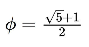 phi = (sqrt(5) +1)/2