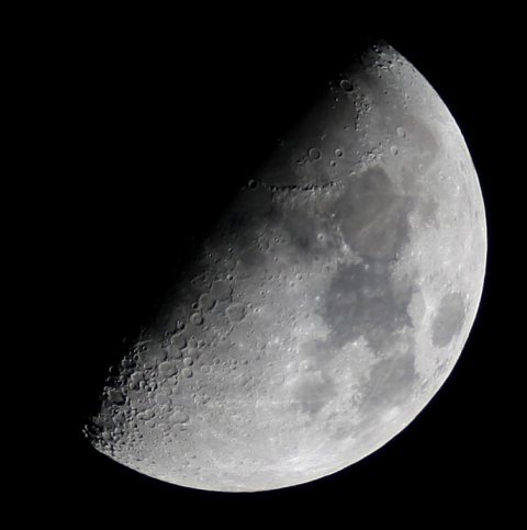 Mond am 1.3.2012, Quelle: Michael Khan