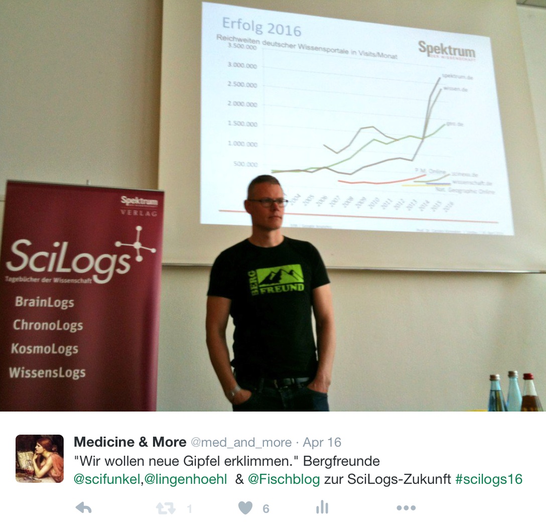#scilogs16 - Präsentation durch Carsten Könneker