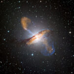 Bild einer elliptischen Galaxie.