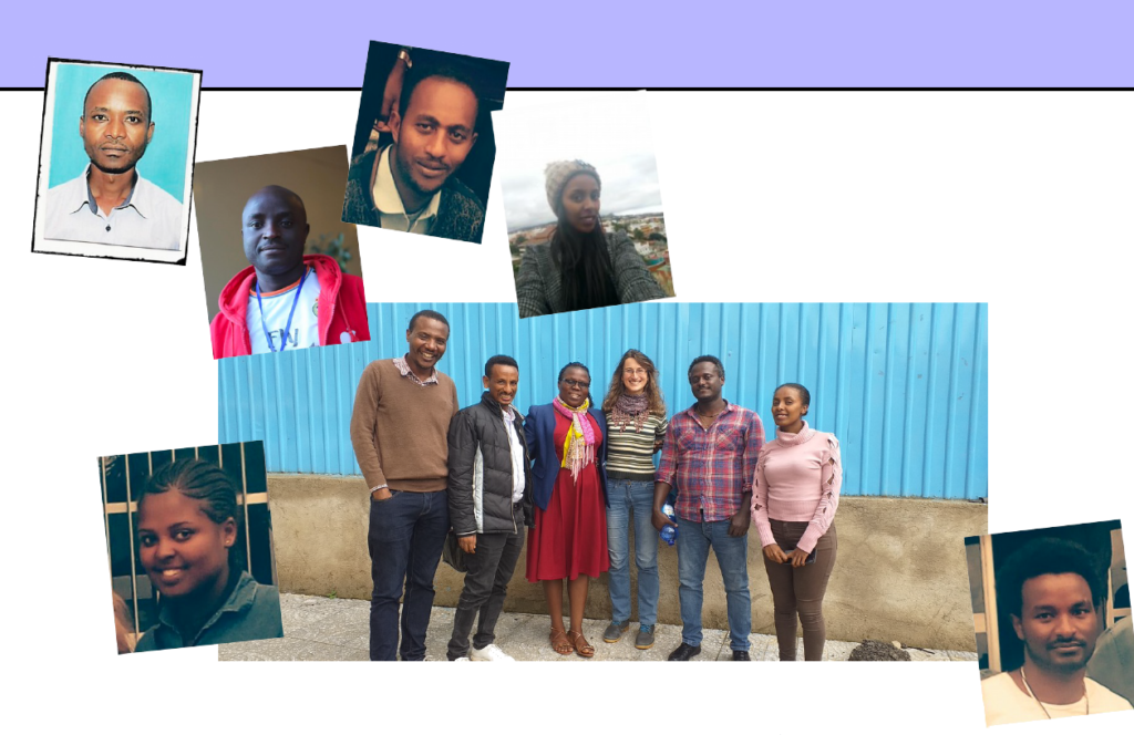 Profilbilder der Wissenschaftler aus Äthiopien.